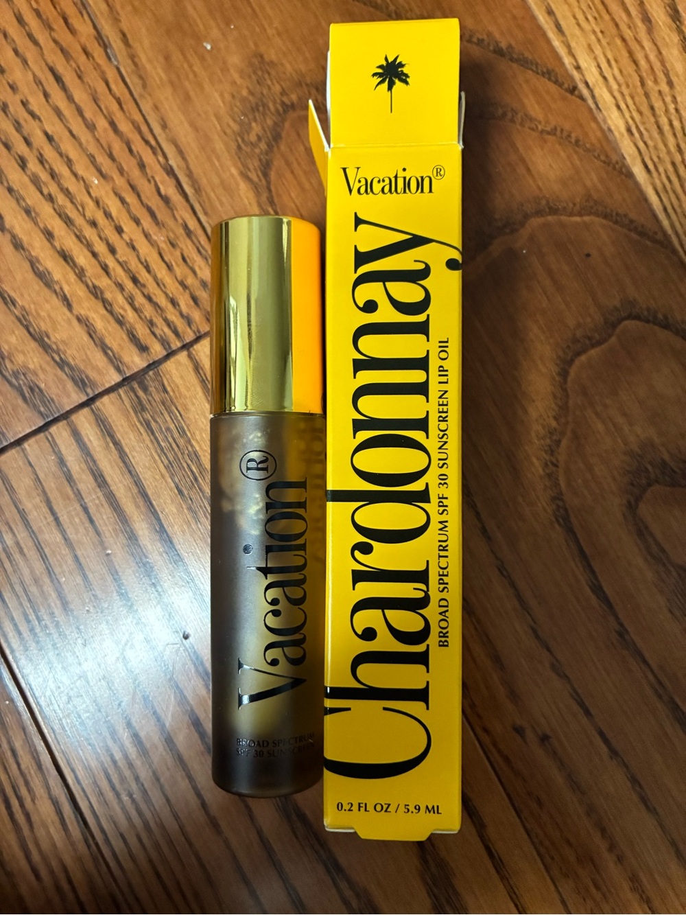 Vacation Chardonnay Lip Oil SPF 30
"The Champagne of Lip Sunscreens"
SPF 30 Lip